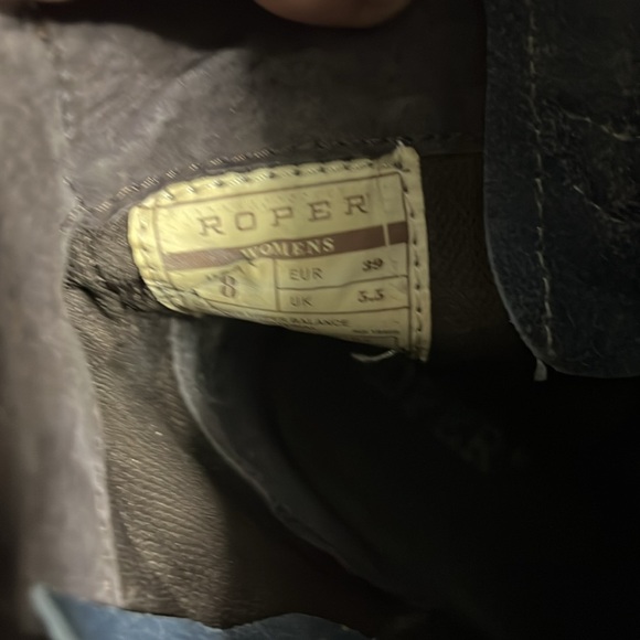 EUC Roper Americana Cowboy shortie boots 8 - Picture 4 of 6